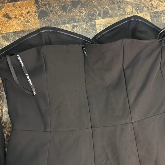 ASOS Curve Lavish Alice dress size 12 black - Picture 10 of 11